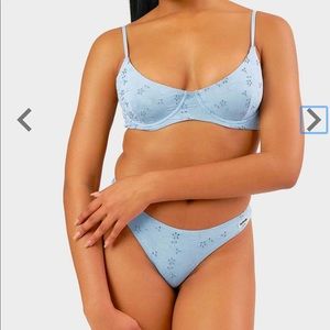 BLACKBOUGH SWIM Blue eyelet set